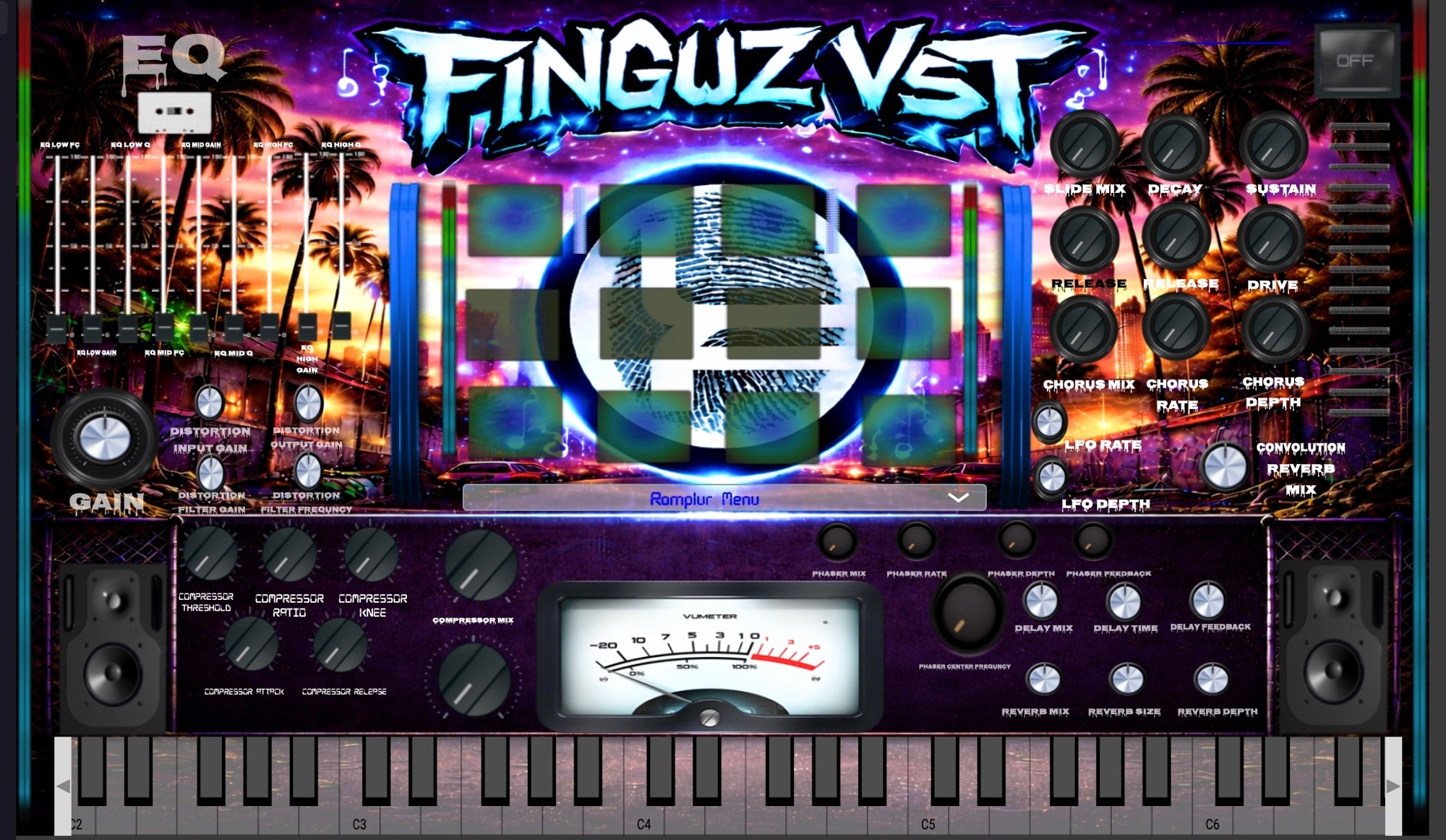 FINGUZ VST plugin interface